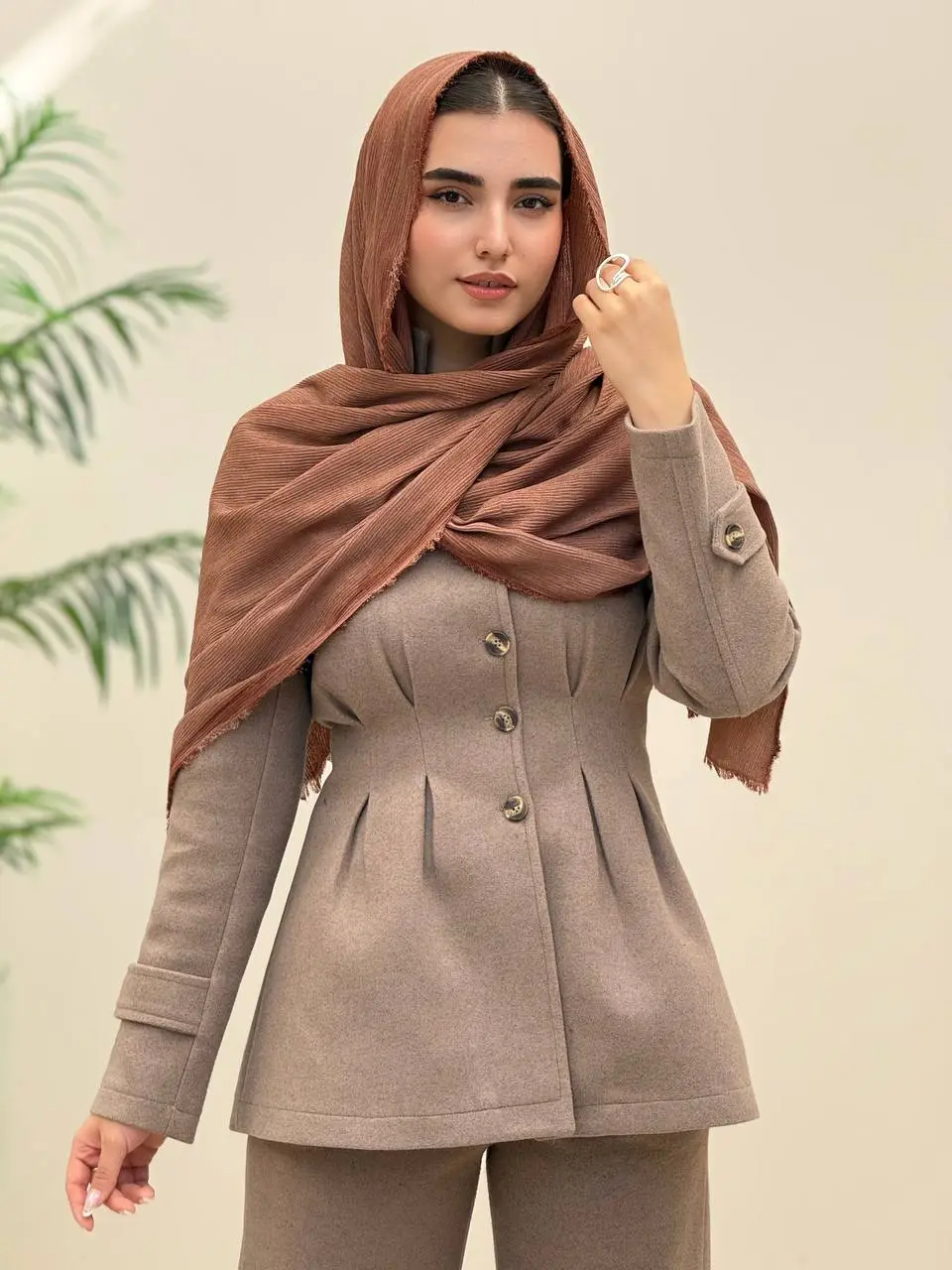 7619-شال پاییزه وینی